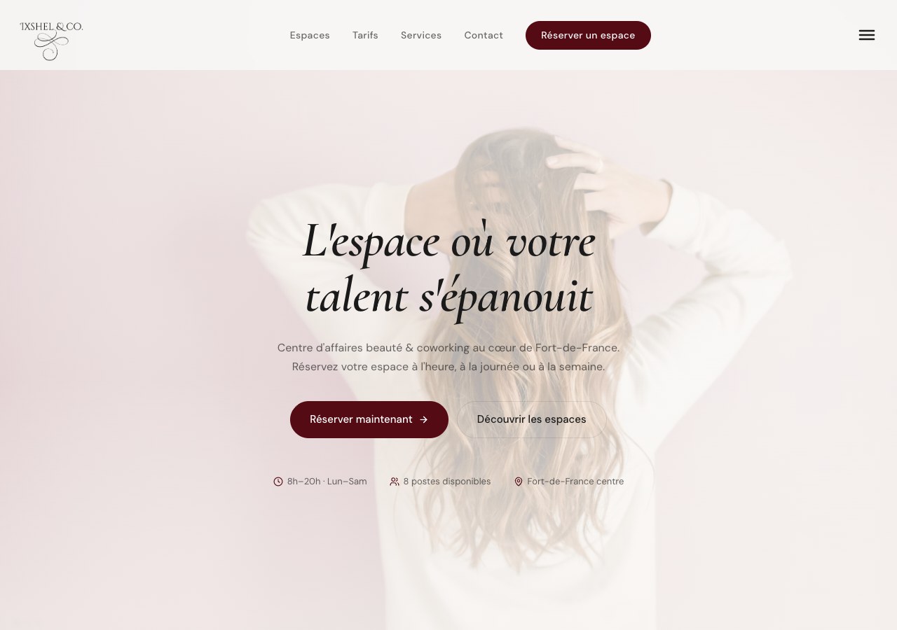 IXSHEL&CO — site vitrine bijoux