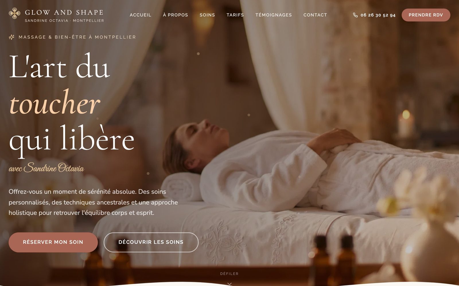 Glow and Shape — massage et bien-être à Montpellier